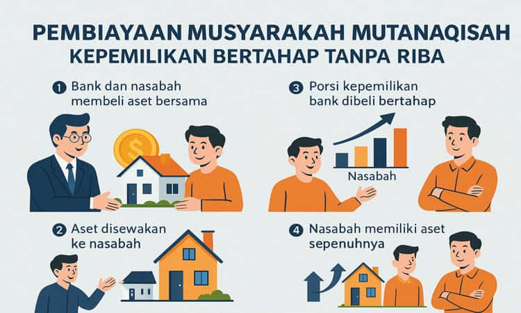 pembiayaan musyarakah mutanaqisah, kepemilikan rumah tanpa riba