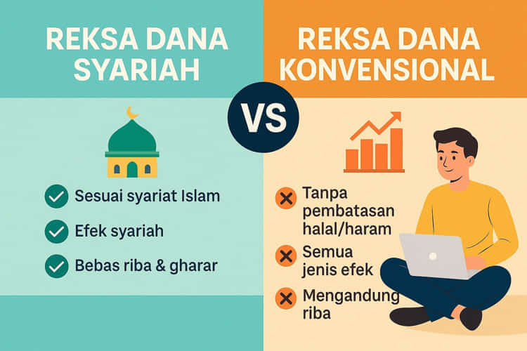 Pelajari secara lengkap Reksa Dana Syariah vs Reksa Dana Konvensional